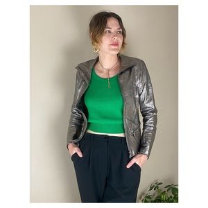 Lafayette Metallic Motorcycle Jacket